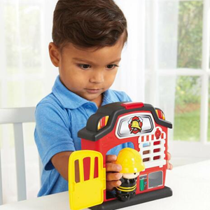 اسباب بازی موزیکال کودک طرح ایستگاه آتش نشانی Fire Station با آدمک وین فان winfun مدل 001307_اسباب بازی